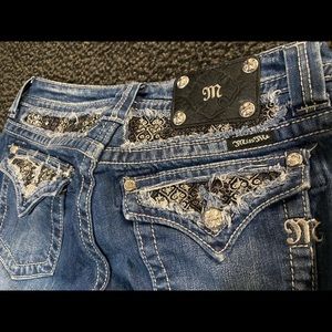 Miss me boot cut jeans size 28